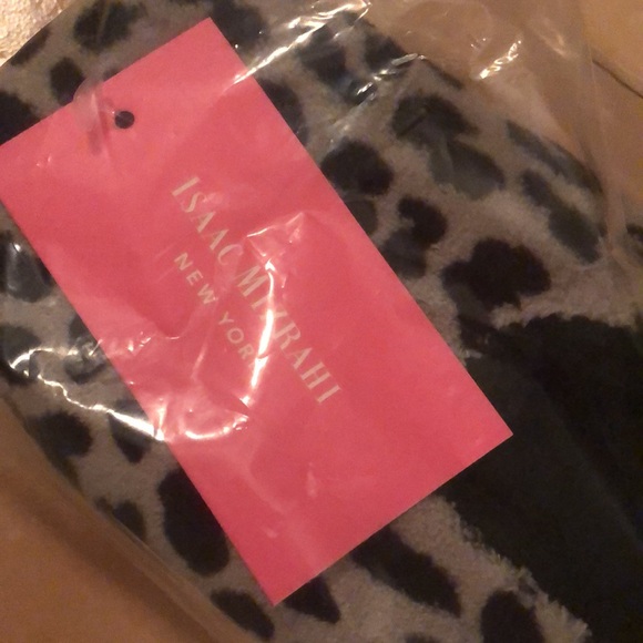 NWT ISAAC MIZRAHI Leopard Print Slippers - Picture 2 of 5
